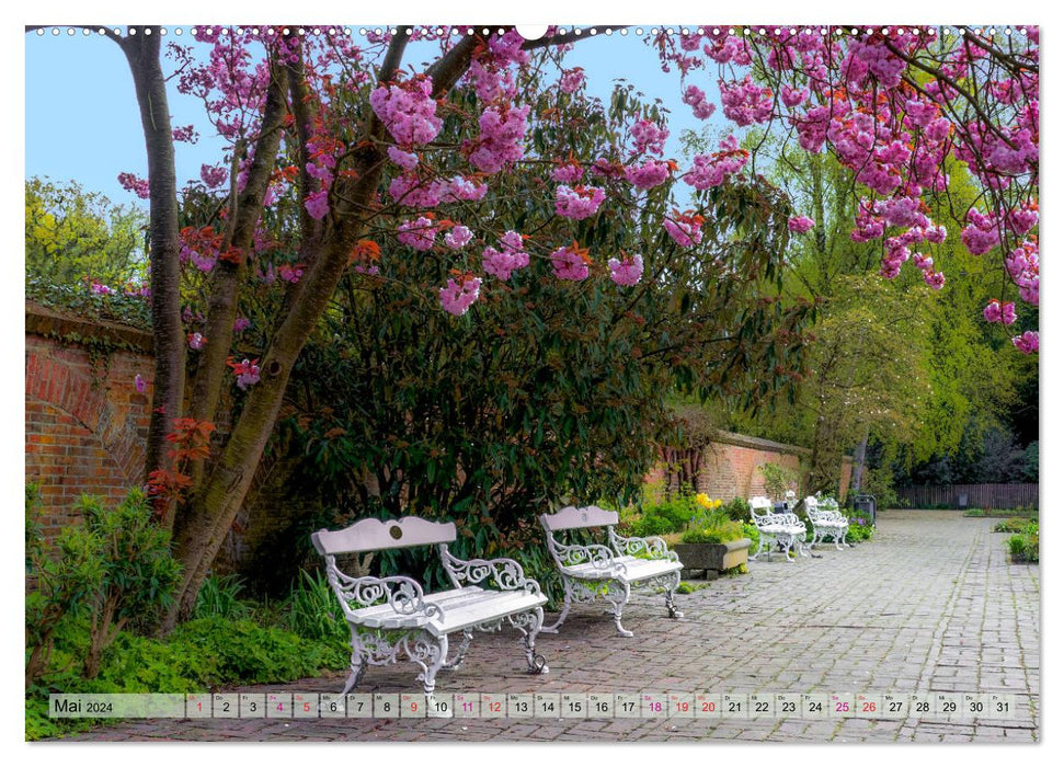 Jardin du château d'Oldenbourg. Une promenade photo (Calendrier mural CALVENDO Premium 2024) 