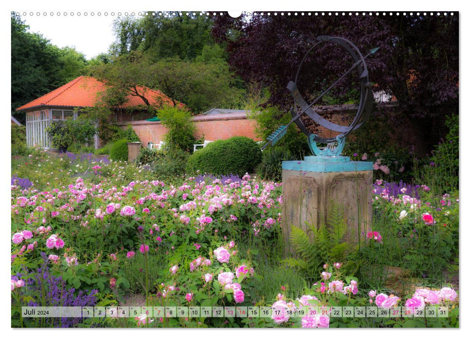 Jardin du château d'Oldenbourg. Une promenade photo (Calendrier mural CALVENDO Premium 2024) 