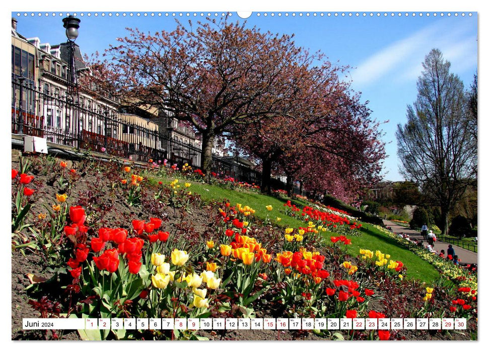 Ville d'Édimbourg - Magnifique capitale de l'Écosse (Calvendo Premium Wall Calendar 2024) 