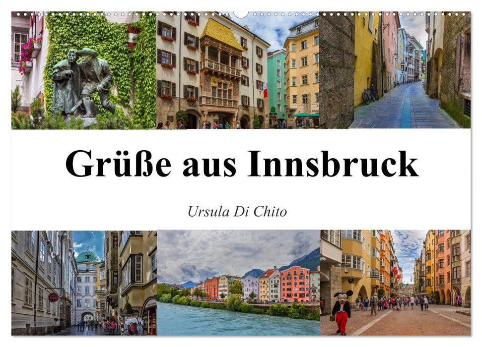 Salutations d'Innsbruck (calendrier mural CALVENDO 2024) 