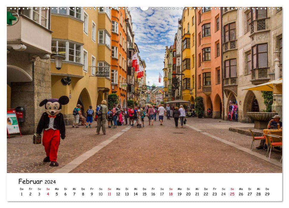 Salutations d'Innsbruck (calendrier mural CALVENDO 2024) 