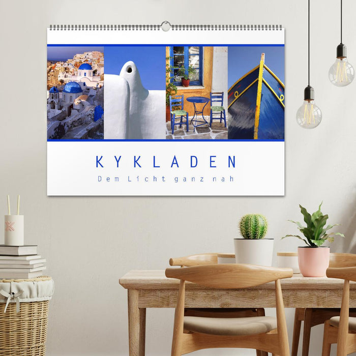 CYCLADES Près de la lumière (Calendrier mural CALVENDO 2024) 