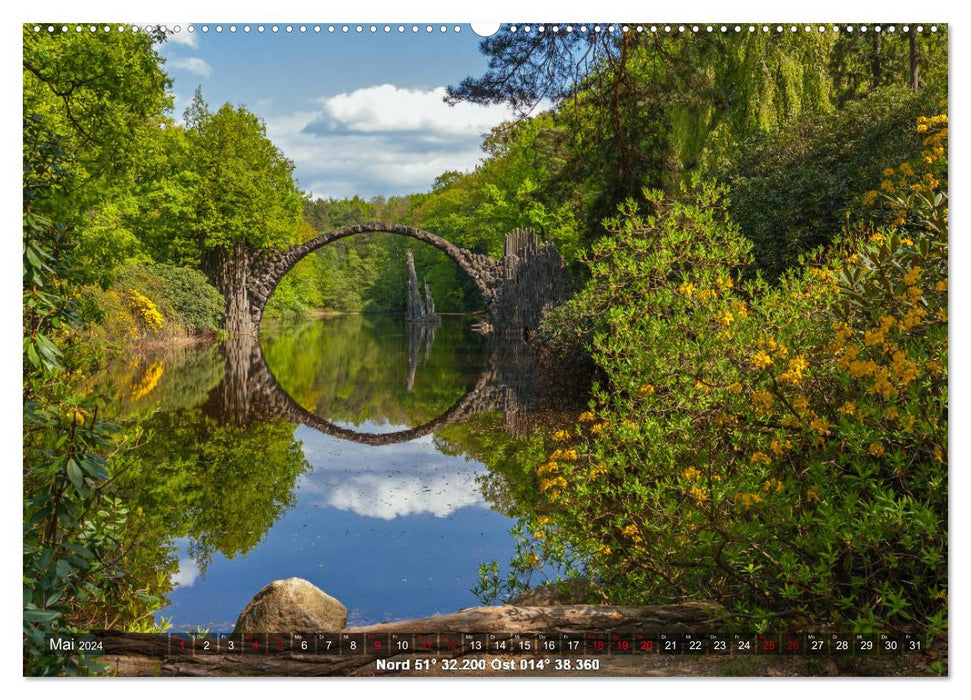 Traumziele in Sachsen (CALVENDO Premium Wandkalender 2024)