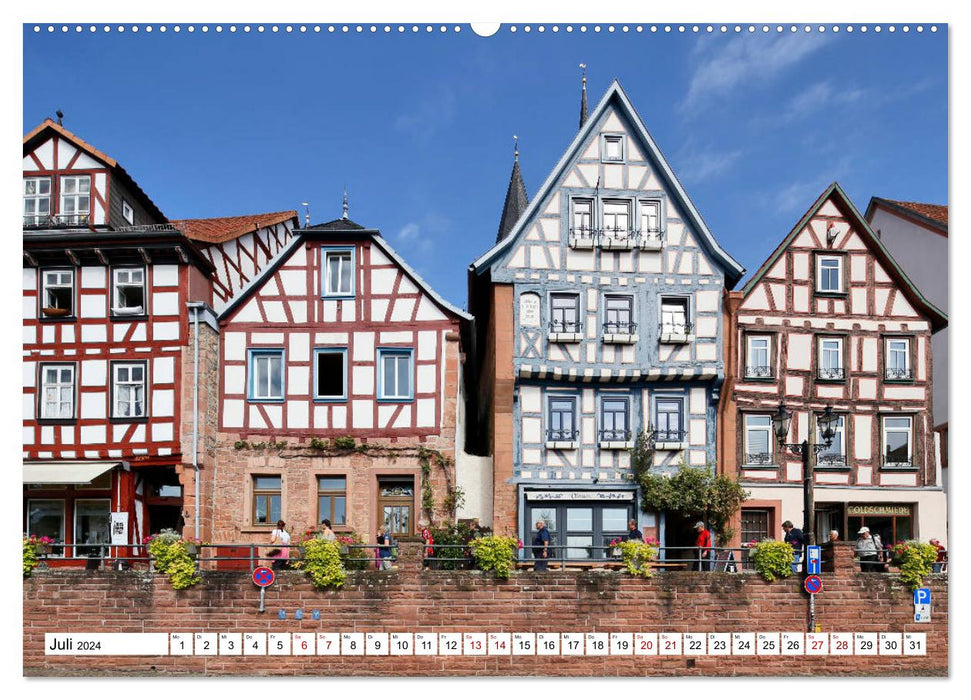 Barbarossastadt Gelnhausen vom Frankfurter Taxifahrer Petrus Bodenstaff (CALVENDO Premium Wandkalender 2024)