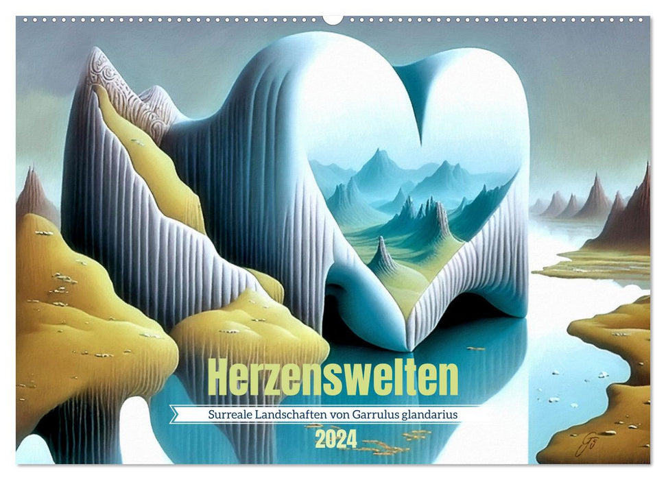 Herzenswelten (CALVENDO Wandkalender 2024)