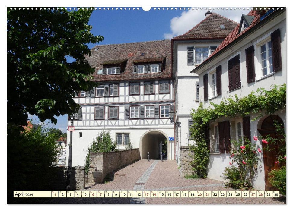 Out and about in Backnang (CALVENDO wall calendar 2024) 