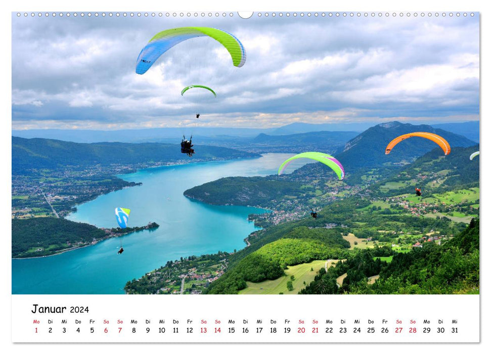 Französische Alpen - Route des Grandes Alpes (CALVENDO Premium Wandkalender 2024)