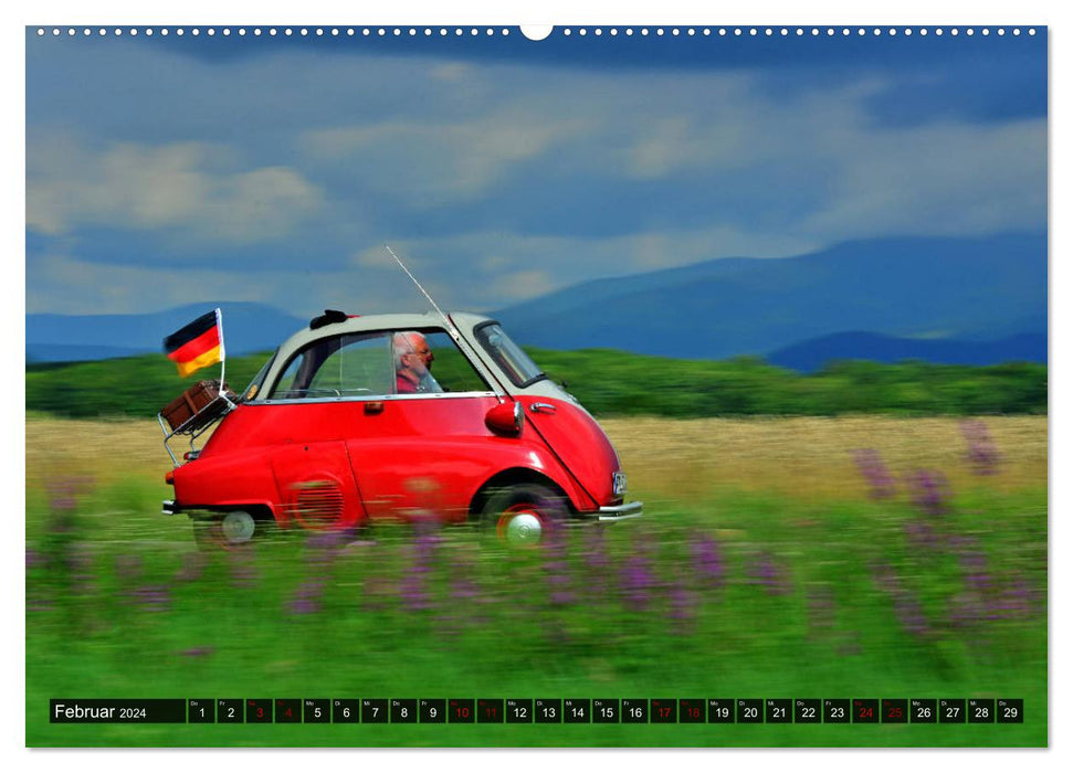 Petites voitures historiques d'Allemagne (calendrier mural CALVENDO 2024) 