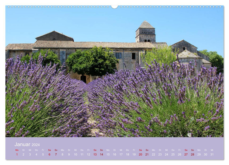 Die Farben der Provence... und der Duft des Lavendels... (CALVENDO Premium Wandkalender 2024)