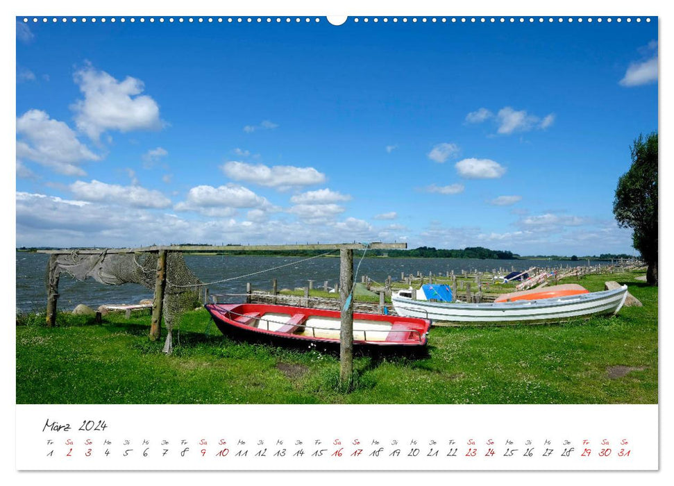 Maasholm - der Fischerort an Schlei und Ostsee (CALVENDO Premium Wandkalender 2024)