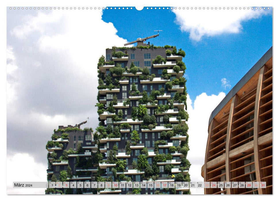 Neue Architektur in Mailand (CALVENDO Wandkalender 2024)