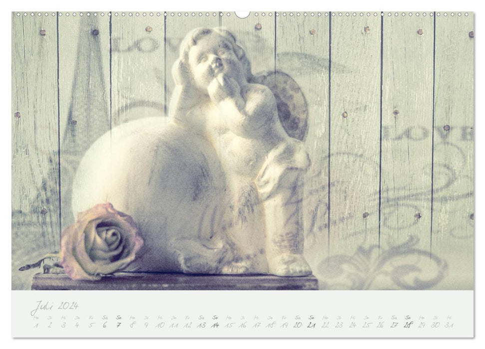 Shabby is Chic (Calendrier mural CALVENDO Premium 2024) 