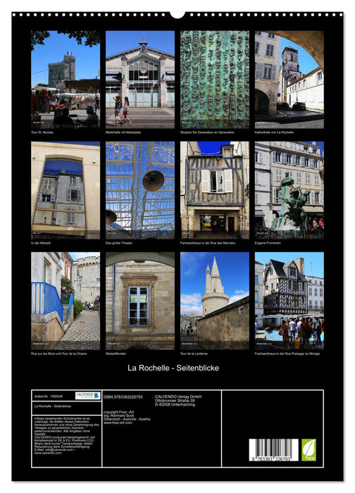 La Rochelle - Regards latéraux (Calendrier mural CALVENDO Premium 2024) 