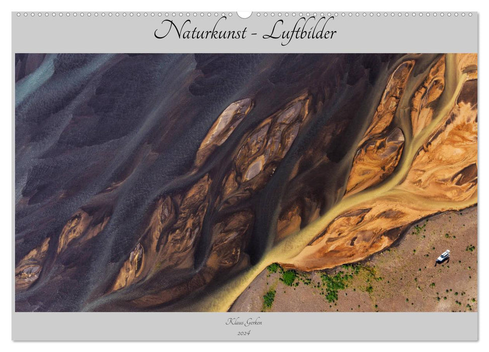Art nature - images aériennes (Calendrier mural CALVENDO 2024) 