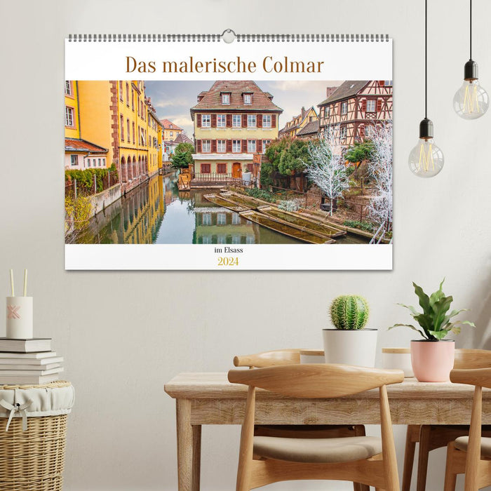 Le pittoresque Colmar en Alsace (Calendrier mural CALVENDO 2024) 