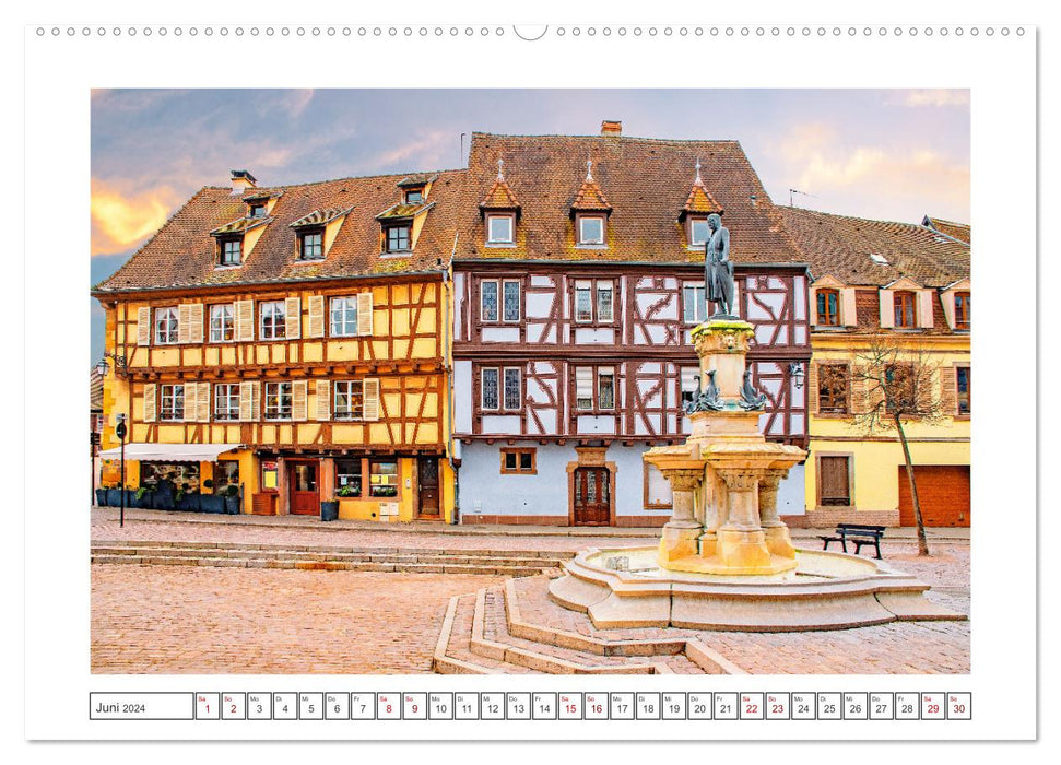Le pittoresque Colmar en Alsace (Calendrier mural CALVENDO 2024) 