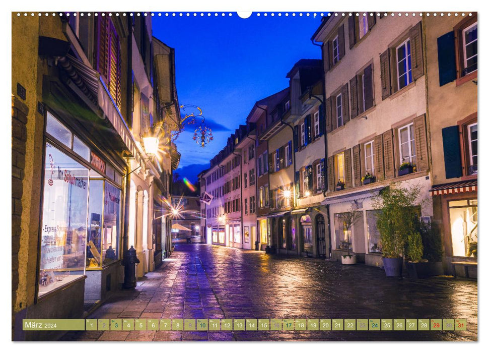 Romantique Rheinfelden (calendrier mural CALVENDO 2024) 