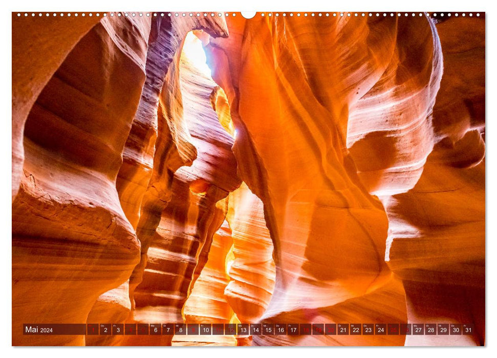 Breathtaking America - The most beautiful national parks in the western USA (CALVENDO wall calendar 2024) 