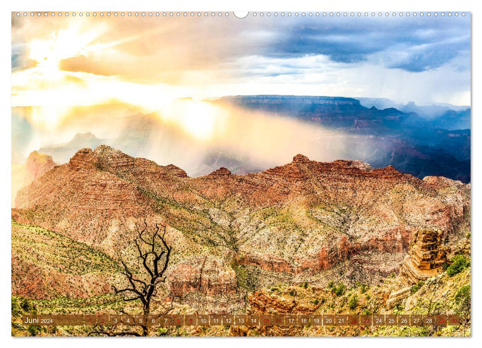 Breathtaking America - The most beautiful national parks in the western USA (CALVENDO wall calendar 2024) 