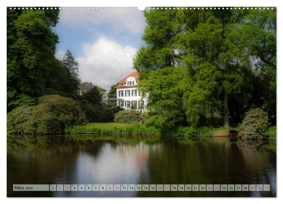 Oldenburg Castle Garden. A photo walk (CALVENDO wall calendar 2024) 
