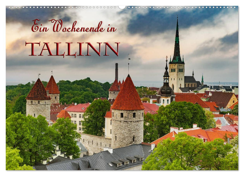 Ein Wochenende in Tallinn (CALVENDO Wandkalender 2024)