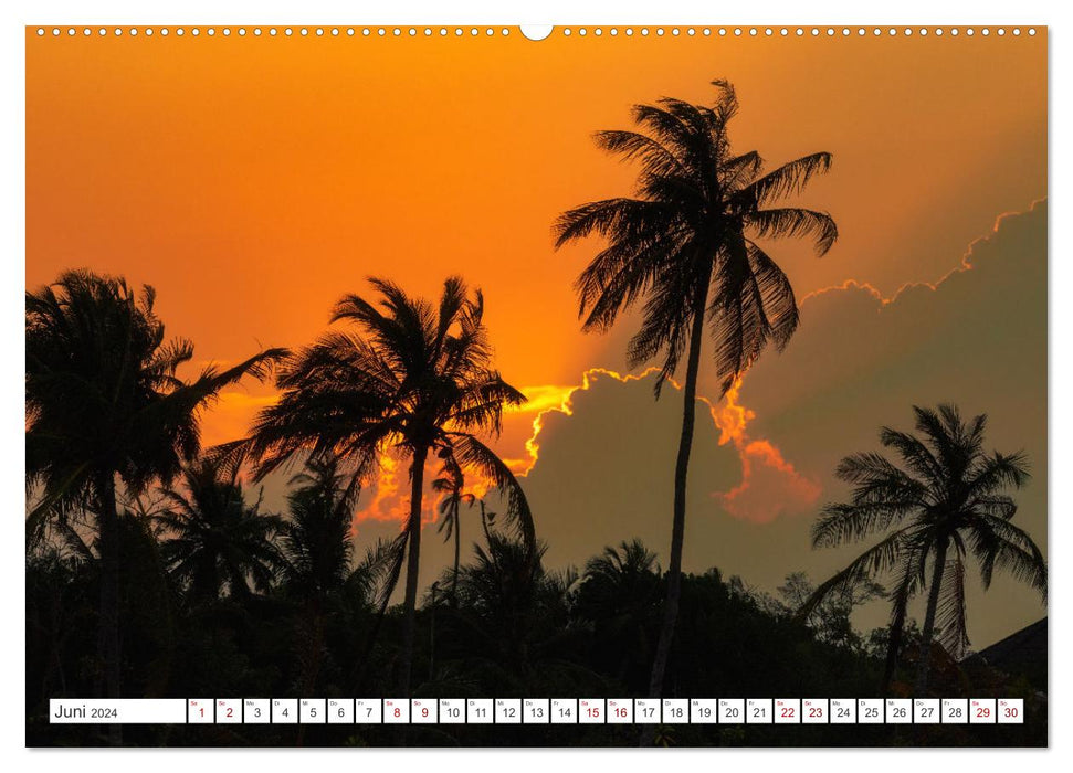 Maldives, pearl in the Indian Ocean (CALVENDO wall calendar 2024) 