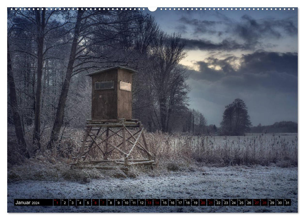 Pulpits in the district (CALVENDO wall calendar 2024) 