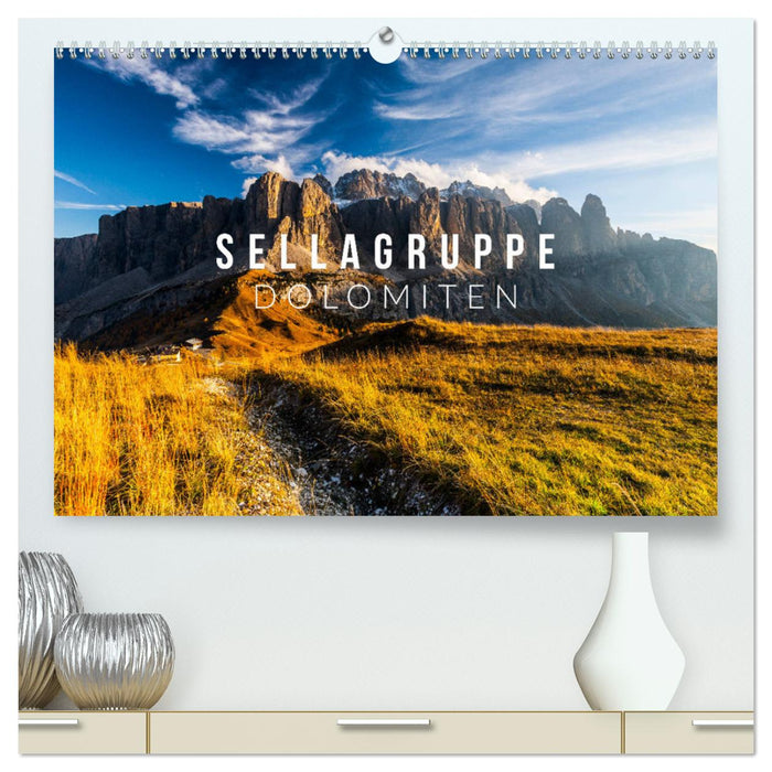 Groupe Selle. Dolomites (Calendrier mural CALVENDO Premium 2024) 