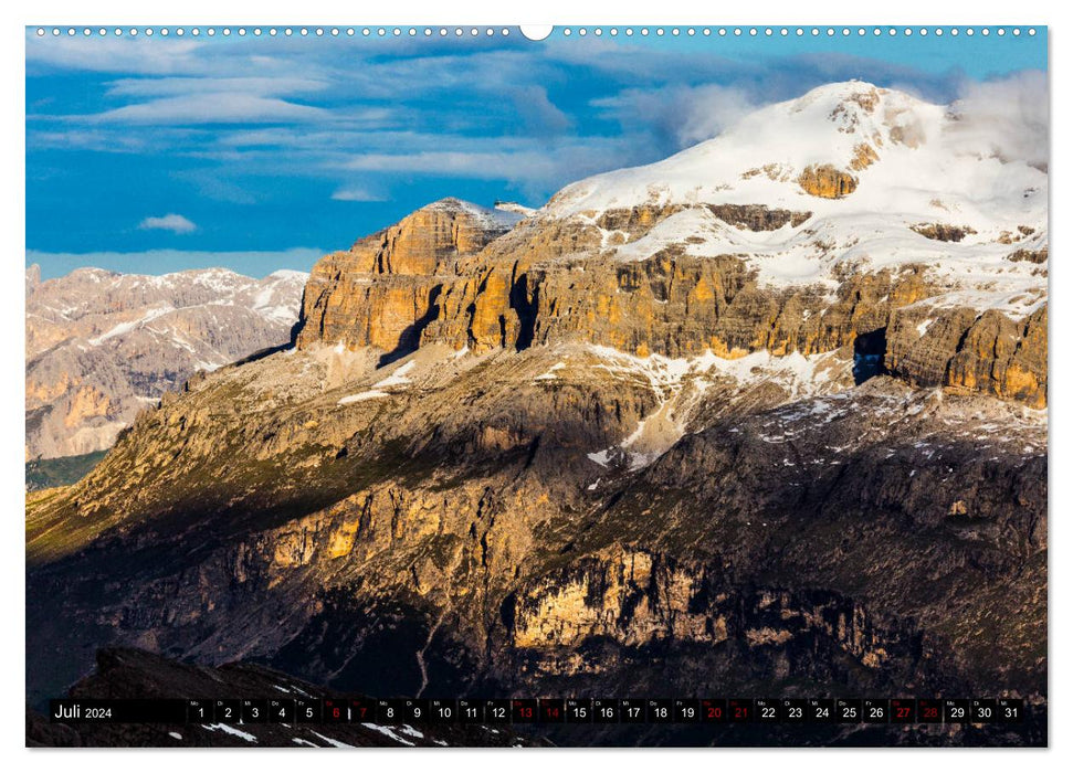 Groupe Selle. Dolomites (Calendrier mural CALVENDO Premium 2024) 
