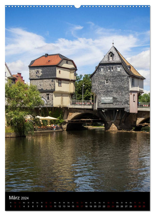 Bad Kreuznach - un joyau sur la Nahe. (Calendrier mural CALVENDO Premium 2024) 