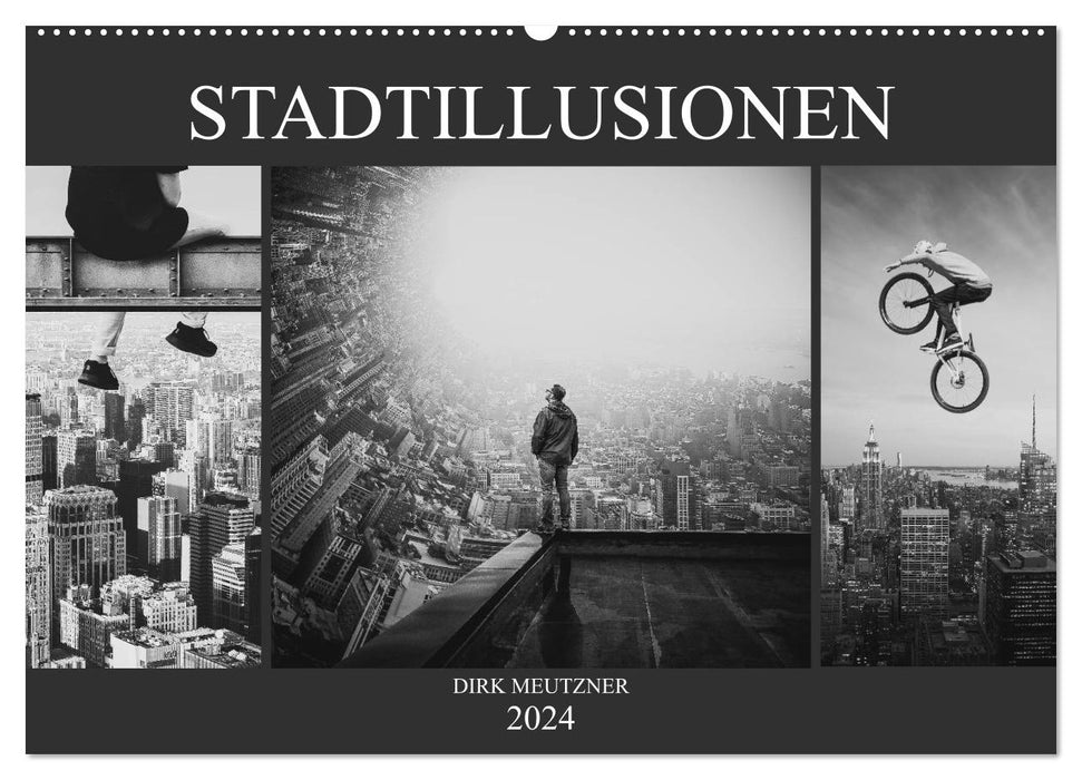 City illusions (CALVENDO wall calendar 2024) 