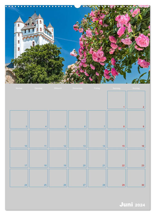 ELTVILLE – wine, sparkling wine and rose city on the Rhine (CALVENDO Premium Wall Calendar 2024) 