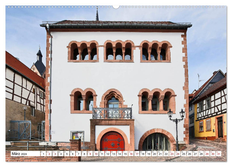 Barbarossastadt Gelnhausen par le chauffeur de taxi de Francfort Petrus Bodenstaff (calendrier mural CALVENDO 2024) 