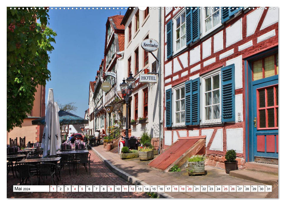 Barbarossastadt Gelnhausen by Frankfurt taxi driver Petrus Bodenstaff (CALVENDO wall calendar 2024) 