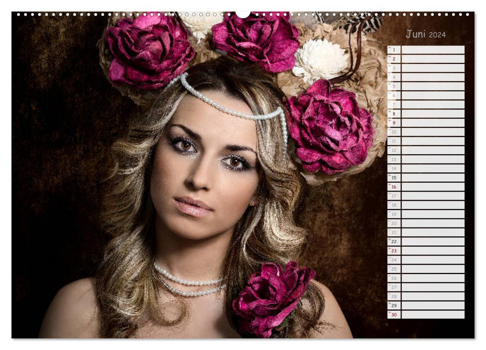 Bezaubernde Harmonie - Beautyfotografie phantastischer Welten (CALVENDO Premium Wandkalender 2024)