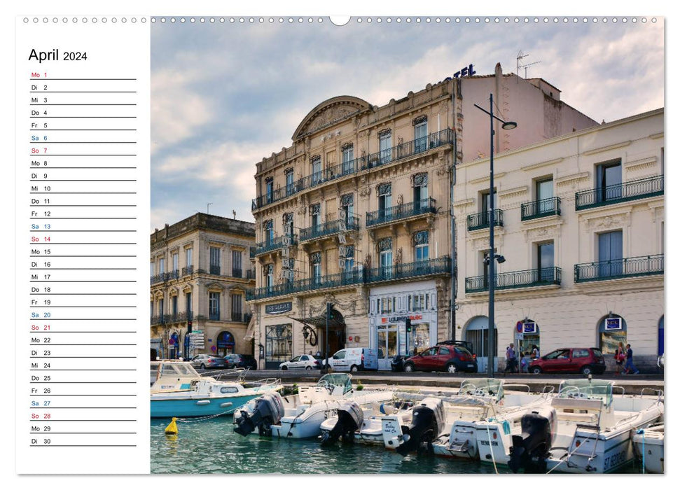 Sète - The Venice of the Languedoc (CALVENDO Premium Wall Calendar 2024) 