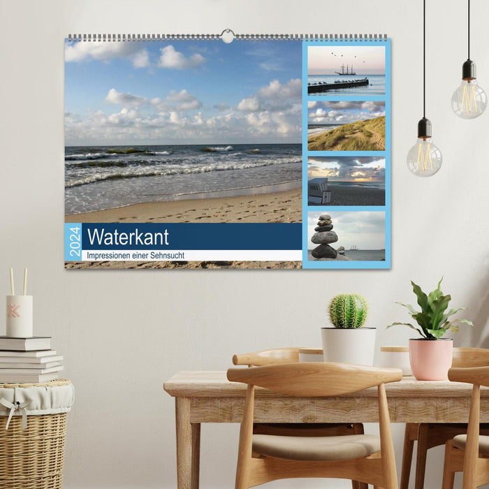 Waterkant - Impressionen einer Sehnsucht (CALVENDO Wandkalender 2024)