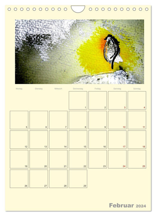 UN ANGE VOUS ACCOMPAGNE (Calendrier mural CALVENDO 2024) 