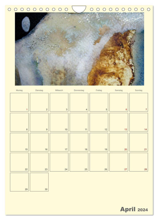 UN ANGE VOUS ACCOMPAGNE (Calendrier mural CALVENDO 2024) 