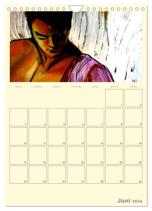 AN ANGEL ACCOMPANYS YOU (CALVENDO wall calendar 2024) 