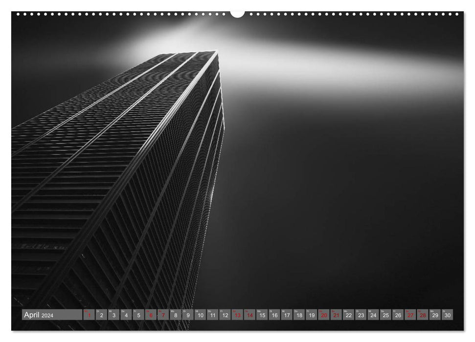 Architektur Hochhäuser (CALVENDO Premium Wandkalender 2024)