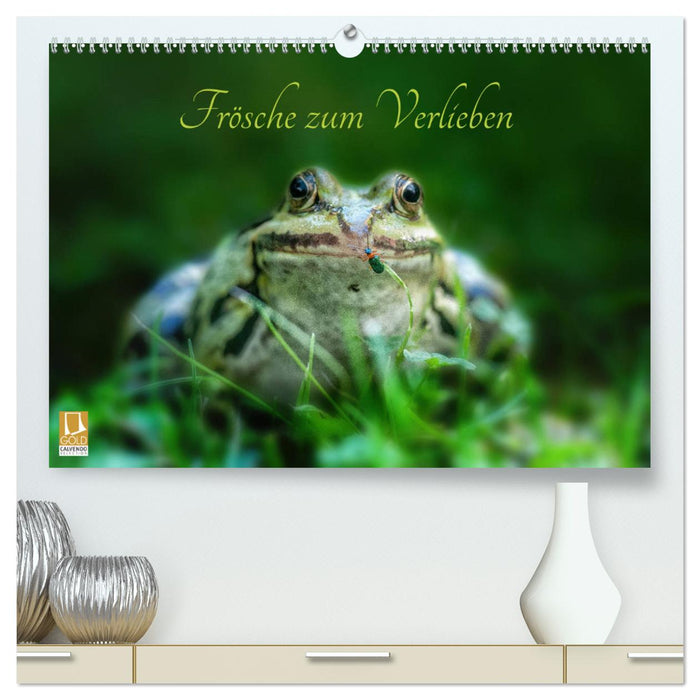 Des grenouilles dont vous tomberez amoureux (Calendrier mural CALVENDO Premium 2024) 