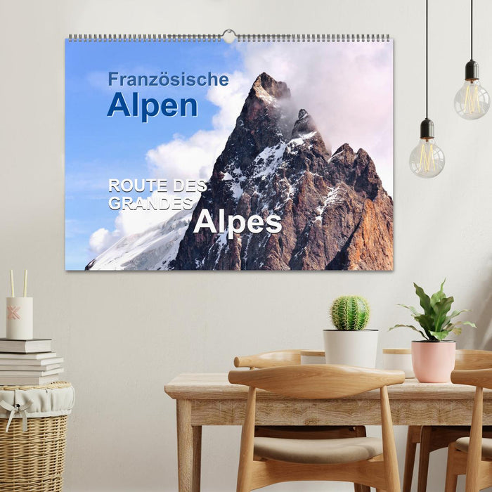 Französische Alpen - Route des Grandes Alpes (CALVENDO Wandkalender 2024)
