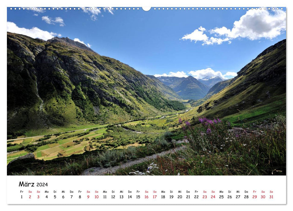 French Alps - Route des Grandes Alpes (CALVENDO wall calendar 2024) 