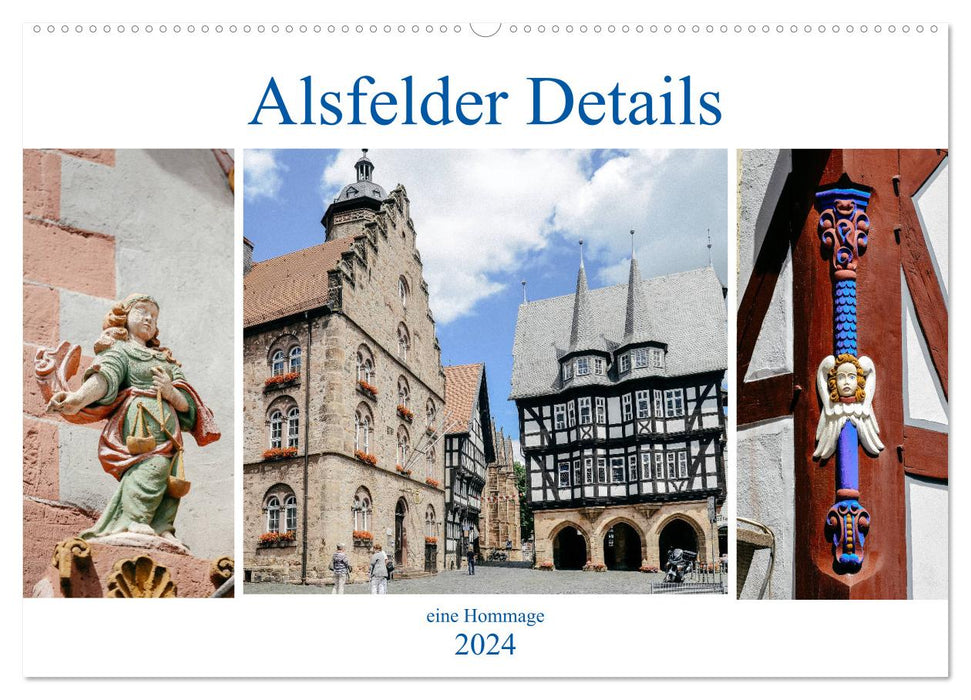 Alsfeld details - a homage (CALVENDO wall calendar 2024) 