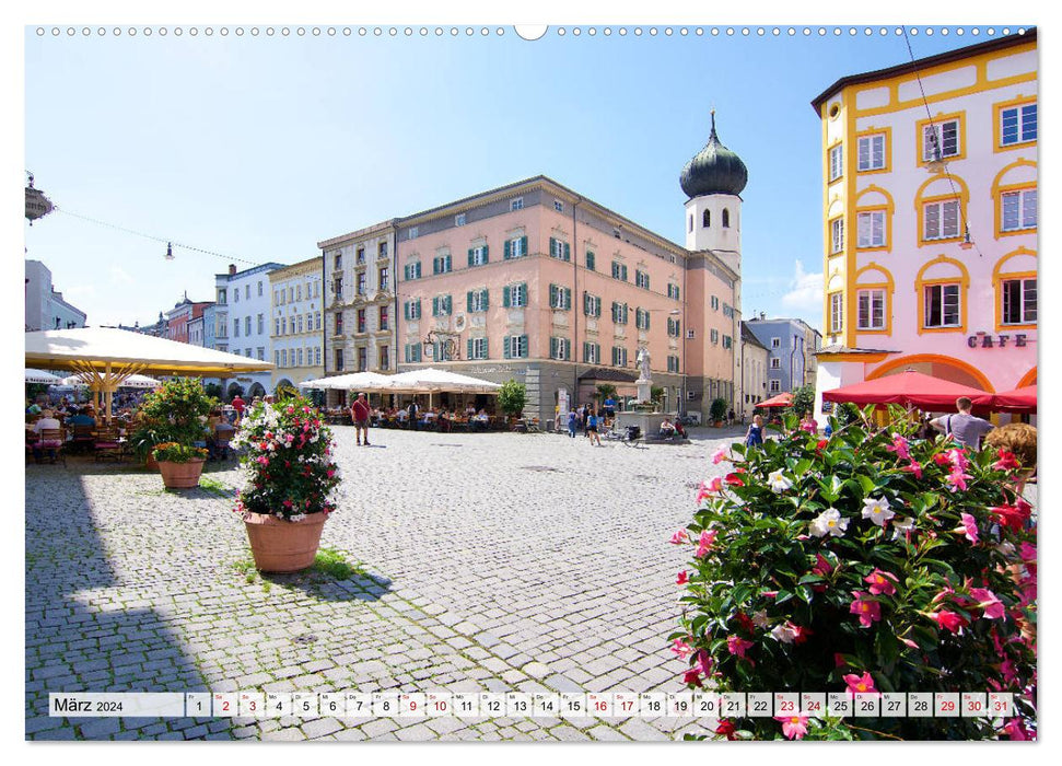 A pearl of Upper Bavaria - Rosenheim (CALVENDO wall calendar 2024) 