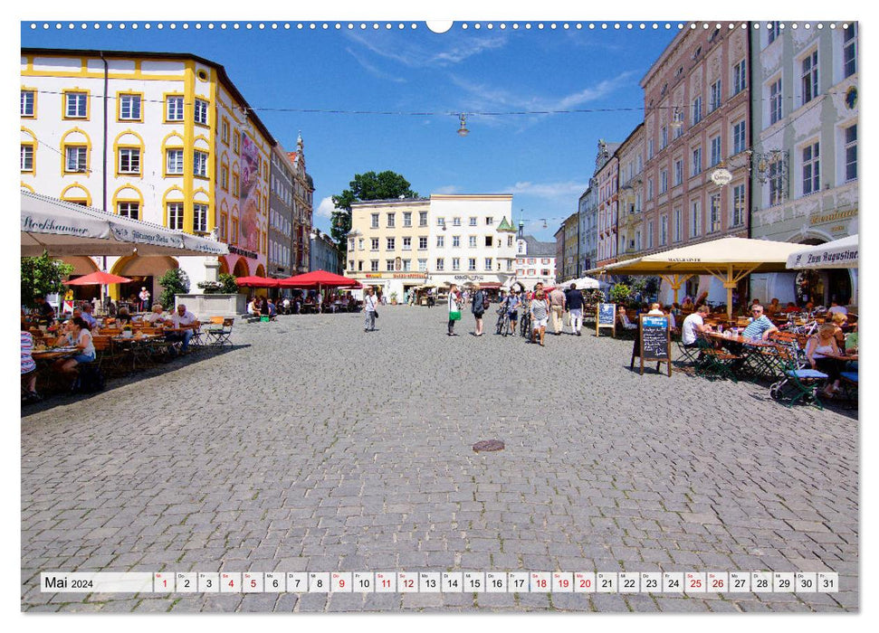 A pearl of Upper Bavaria - Rosenheim (CALVENDO wall calendar 2024) 