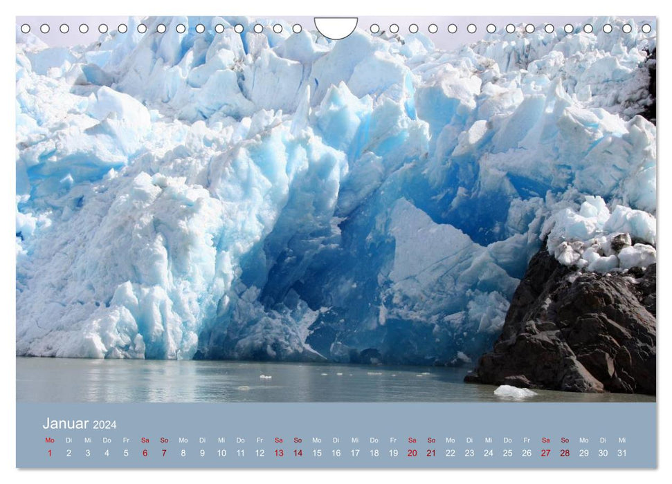 Chile - Landscapes in a narrow country (CALVENDO wall calendar 2024) 