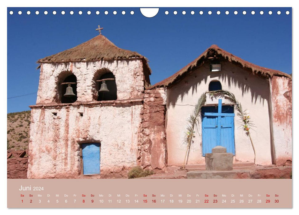 Chile - Landscapes in a narrow country (CALVENDO wall calendar 2024) 