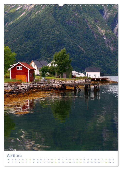 Norvège - Sur la route dans le Fiordland (Calendrier mural CALVENDO 2024) 